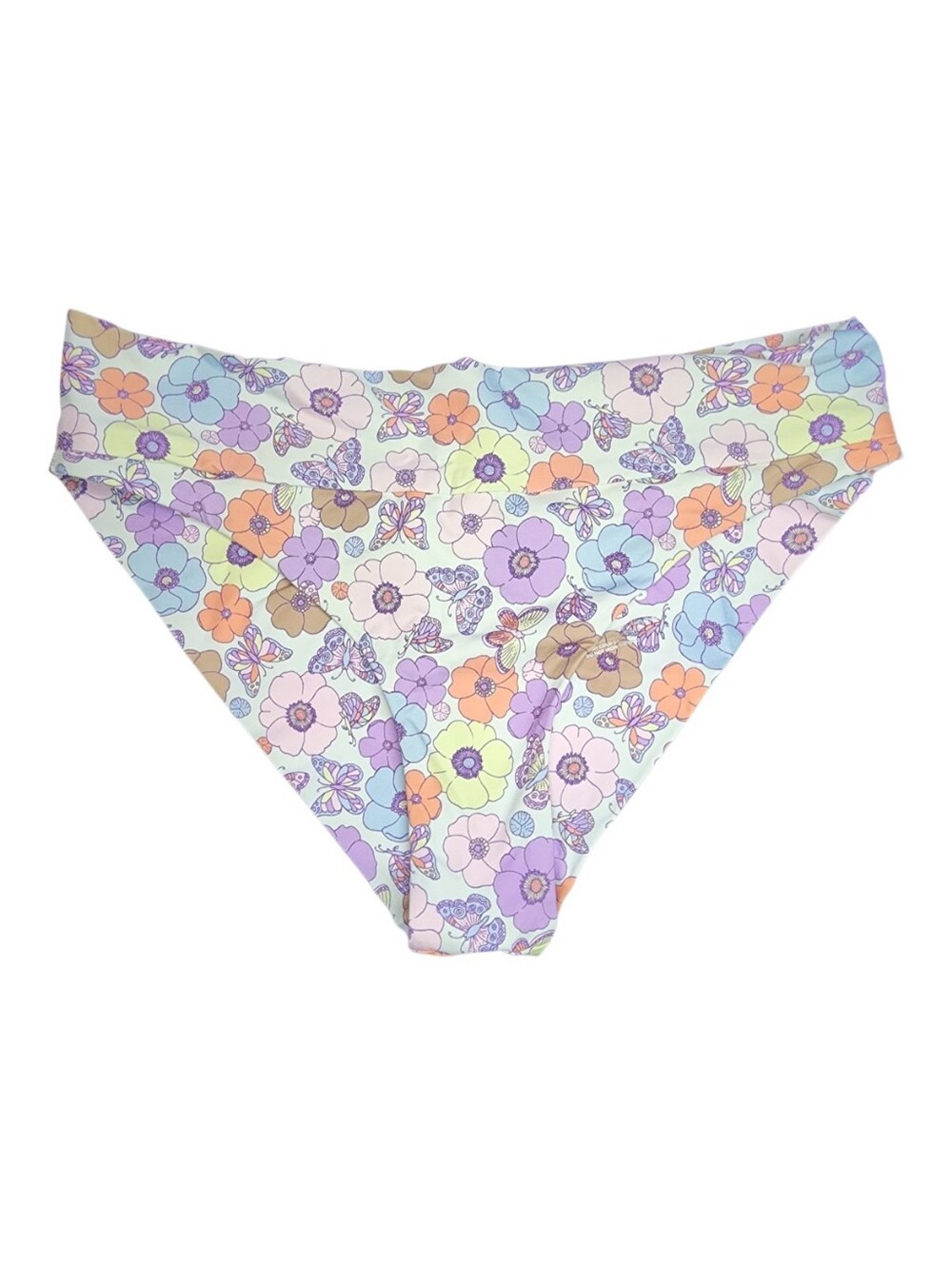 Frankie's Bikinis Seamless Cheeky Bikini Bottom, Womens Medium